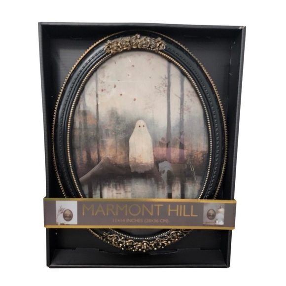 Marmont Hill Ghost Framed Wall Art HALLOWEEN Decor Spooky 11x14 - Picture 6 of 7